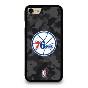 PHILADELPHIA 76ERS BLACK CAMO iPhone 7 / 8 Case Cover PHILADELPHIA 76ERS BLACK CAMO iPhone 7 / 8 Case Cover