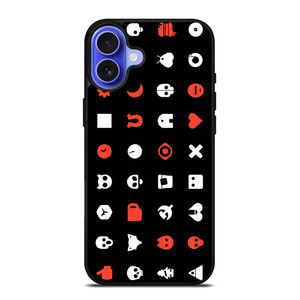 LOVE DEATH AND ROBOTS PATTERN iPhone 16 Case Cover
