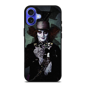 MAD HATTER ALICE IN WONDERLAND iPhone 16 Case Cover MAD HATTER ALICE IN WONDERLAND iPhone 16 Case Cover