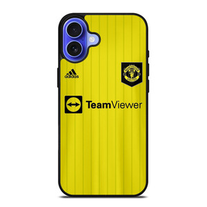 MANCHESTER UNITED GREEN AWAY JERSEY iPhone 16 Case Cover MANCHESTER UNITED GREEN AWAY JERSEY iPhone 16 Case Cover