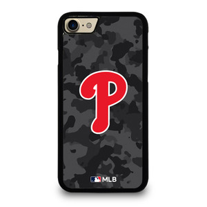 PHILADELPHIA PHILLIES BASEBALL BLACK CAMO iPhone 7 / 8 Case Cover PHILADELPHIA PHILLIES BASEBALL BLACK CAMO iPhone 7 / 8 Case Cover