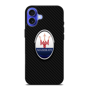 MASERATI LOGO CARBON FIBER iPhone 16 Case Cover MASERATI LOGO CARBON FIBER iPhone 16 Case Cover