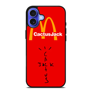 MCDONALD X TRAVIS SCOTT CACTUS JACK iPhone 16 Case Cover MCDONALD X TRAVIS SCOTT CACTUS JACK iPhone 16 Case Cover