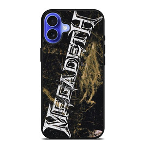MEGADETH METAL BAND GRUNGE iPhone 16 Case Cover MEGADETH METAL BAND GRUNGE iPhone 16 Case Cover