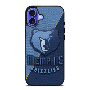 MEMPHIS GRIZZLIES NBA BASKETBALL LOGO iPhone 16 Case Cover