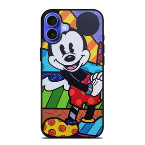 MICKEY MOUSE ROMERO BRITTO ART iPhone 16 Case Cover