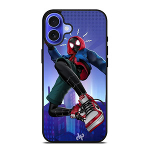 MILES MORALES SPIDERMAN MOVIE iPhone 16 Case Cover MILES MORALES SPIDERMAN MOVIE iPhone 16 Case Cover