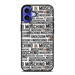 MOSCHINO ABSTRACT LOGO iPhone 16 Case Cover MOSCHINO ABSTRACT LOGO iPhone 16 Case Cover