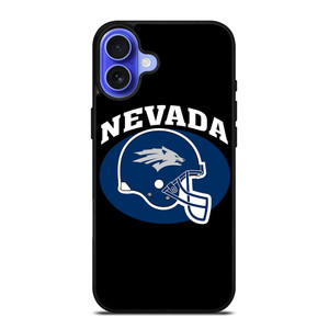 NEVADA WOLF PACK FOOTBALL HELMET iPhone 16 Case Cover