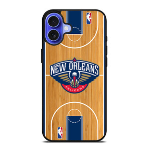 NEW ORLEANS PELICANS NBA ARENA iPhone 16 Case Cover NEW ORLEANS PELICANS NBA ARENA iPhone 16 Case Cover