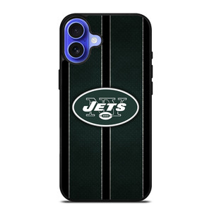 NEW YORK JETS NFL METAL STRIPE iPhone 16 Case Cover NEW YORK JETS NFL METAL STRIPE iPhone 16 Case Cover