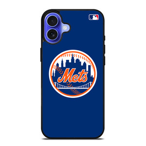 NEW YORK METS MLB LOGO iPhone 16 Case Cover