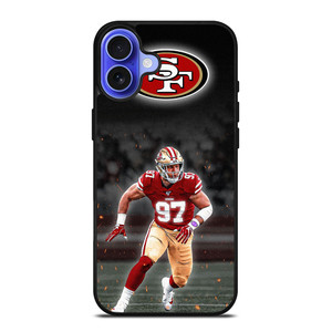 NICK BOSA SAN FRANCISCO 49ERS iPhone 16 Case Cover NICK BOSA SAN FRANCISCO 49ERS iPhone 16 Case Cover