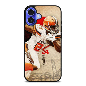 NICK CHUBB CLEVELAND BROWN iPhone 16 Case Cover NICK CHUBB CLEVELAND BROWN iPhone 16 Case Cover