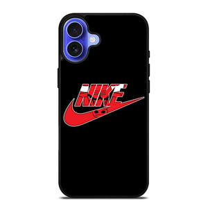 NIKE CHICAGO BULLS SWOOSH iPhone 16 Case Cover NIKE CHICAGO BULLS SWOOSH iPhone 16 Case Cover