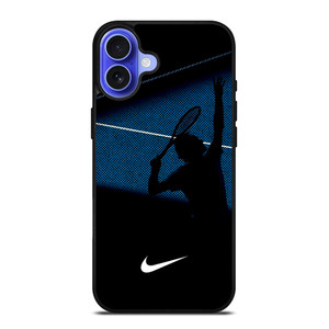 NIKE TENNIS ROGER FEDERER SILHOUETTE iPhone 16 Case Cover