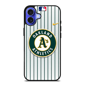 OAKLAND ATHLETICS MLB NIKE iPhone 16 Case Cover OAKLAND ATHLETICS MLB NIKE iPhone 16 Case Cover