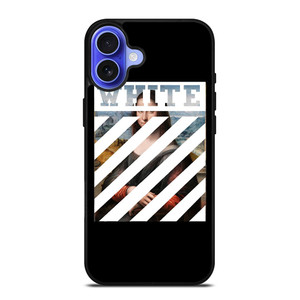 OFF WHITE LOGO MONALISA ICON iPhone 16 Case Cover