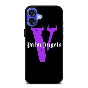 PALM ANGELS VLONE PURPLE iPhone 16 Case Cover PALM ANGELS VLONE PURPLE iPhone 16 Case Cover