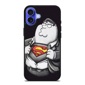 PETER GRIFFIN FAMILY GUY SUPERMAN iPhone 16 Case Cover PETER GRIFFIN FAMILY GUY SUPERMAN iPhone 16 Case Cover