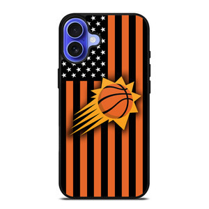 PHOENIX SUNS NBA USA FLAG iPhone 16 Case Cover PHOENIX SUNS NBA USA FLAG iPhone 16 Case Cover