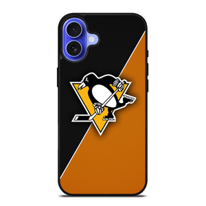 PITTSBURGH PENGUINS NHL HOCKEY LOGO iPhone 16 Case Cover PITTSBURGH PENGUINS NHL HOCKEY LOGO iPhone 16 Case Cover