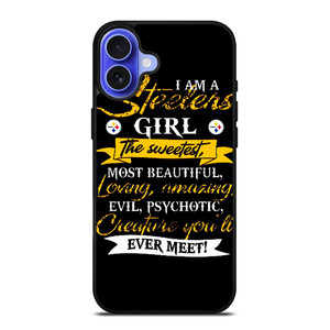 PITTSBURGH STEELERS GIRL FANS iPhone 16 Case Cover