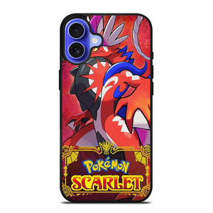 POKEMON SCARLET iPhone 16 Case Cover POKEMON SCARLET iPhone 16 Case Cover