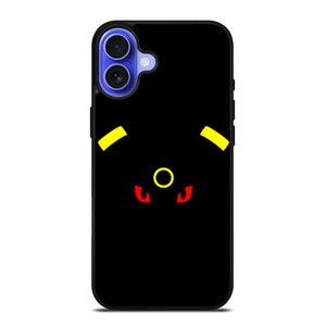 POKEMON UMBREON FLAT ICON iPhone 16 Case Cover POKEMON UMBREON FLAT ICON iPhone 16 Case Cover