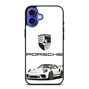 PORSCHE GT3 RS WHITE iPhone 16 Case Cover PORSCHE GT3 RS WHITE iPhone 16 Case Cover