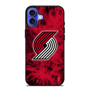 PORTLAND TRAIL BLAZERS BASKETBALL NBA FIRE iPhone 16 Case Cover PORTLAND TRAIL BLAZERS BASKETBALL NBA FIRE iPhone 16 Case Cover