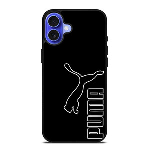 PUMA LOGO BLACK iPhone 16 Case Cover