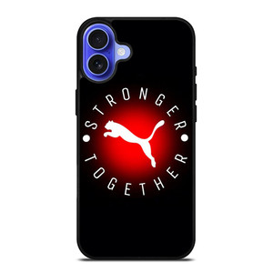 PUMA STRONGER TOGETHER iPhone 16 Case Cover PUMA STRONGER TOGETHER iPhone 16 Case Cover