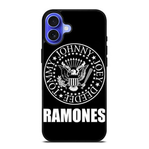 RAMONES ROCK BAND LOGO iPhone 16 Case Cover RAMONES ROCK BAND LOGO iPhone 16 Case Cover