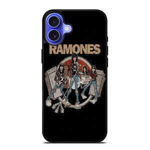 RAMONES ROCK BAND ROAD TO RUIN iPhone 16 Case Cover RAMONES ROCK BAND ROAD TO RUIN iPhone 16 Case Cover
