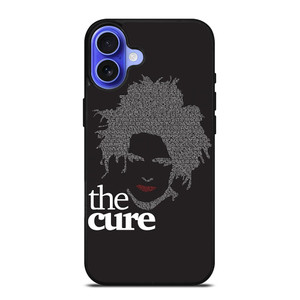 ROBERT SMITH THE CURE TYPOGRAPHY iPhone 16 Case Cover ROBERT SMITH THE CURE TYPOGRAPHY iPhone 16 Case Cover