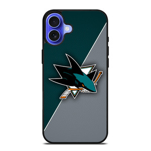 SAN JOSE SHARKS NHL HOCKEY LOGO iPhone 16 Case Cover SAN JOSE SHARKS NHL HOCKEY LOGO iPhone 16 Case Cover