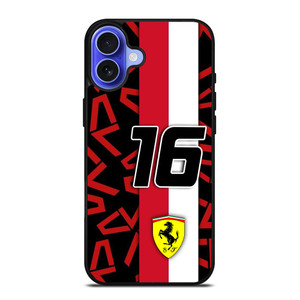 SCUDERIA FERRARI CHARLES LECLERC F1 FORMULA ONE iPhone 16 Case Cover SCUDERIA FERRARI CHARLES LECLERC F1 FORMULA ONE iPhone 16 Case Cover