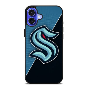 SEATTLE KRAKEN NHL HOCKEY LOGO iPhone 16 Case Cover SEATTLE KRAKEN NHL HOCKEY LOGO iPhone 16 Case Cover