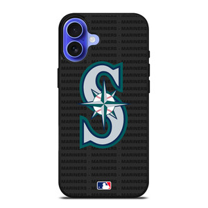 SEATTLE MARINERS BASEBALL BLACK iPhone 16 Case Cover