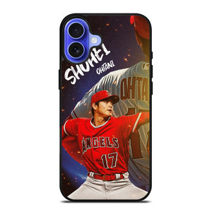 SHOHEI OHTANI LOS ANGELES ANGELS BASEBALL iPhone 16 Case Cover SHOHEI OHTANI LOS ANGELES ANGELS BASEBALL iPhone 16 Case Cover