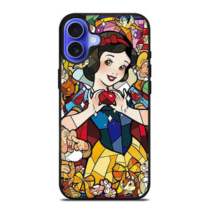 SNOW WHITE DISNEY PRINCESS MOZAIC ART iPhone 16 Case Cover