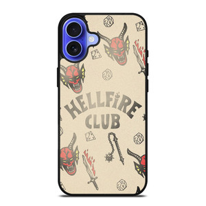 STRANGER THINGS 4 HELLFIRE CLUB iPhone 16 Case Cover