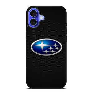 SUBARU CARS CARBON FIBER iPhone 16 Case Cover
