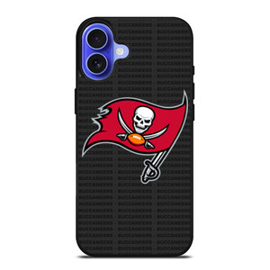 TAMPA BAY BUCCANEERS FOOTBALL TEXT iPhone 16 Case Cover