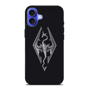 THE ELDER SCROLLS SKYRIM FLAT LOGO iPhone 16 Case Cover