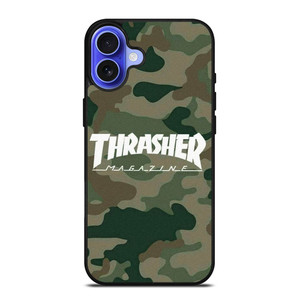 THRASHER SKATEBOARD CAMO iPhone 16 Case Cover THRASHER SKATEBOARD CAMO iPhone 16 Case Cover