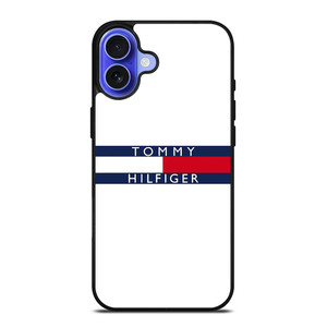 TOMMY HILFIGER WHITE iPhone 16 Case Cover