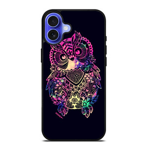 TRIBAL OWL ART iPhone 16 Case Cover TRIBAL OWL ART iPhone 16 Case Cover