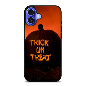 TRICK OR TREAT HALLOWEEN PUMPKIN iPhone 16 Case Cover TRICK OR TREAT HALLOWEEN PUMPKIN iPhone 16 Case Cover